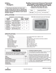 White Rodgers 1F95-1280 Thermostat User Manual