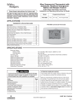 White Rodgers 1F95-0680 Thermostat User Manual