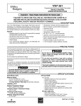 White Rodgers 1F87-361 Thermostat User Manual