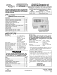 White Rodgers 1F85RF-275 Thermostat User Manual