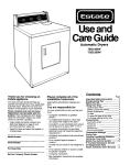 Whirlpool TGDL600W Clothes Dryer User Manual