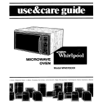 Whirlpool MW8700XR Microwave Oven User Manual