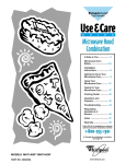 Whirlpool MH7140XF Microwave Oven User Manual