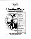 Whirlpool LSC9355EQ0 Washer User Manual