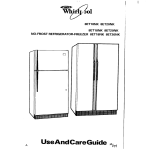 Whirlpool 8ET18NK Refrigerator User Manual