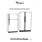 Whirlpool 8ED22PW Refrigerator User Manual