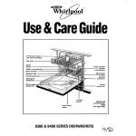 Whirlpool 8300 Series Dishwasher User Manual