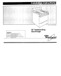 Whirlpool 76724.CO/4320880 Range User Manual