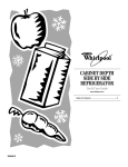 Whirlpool 6GC5THGXKS00 Refrigerator User Manual