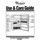 Whirlpool 6ET18GK Refrigerator User Manual