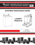 Whirlpool 4322616 Washer/Dryer User Manual