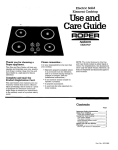 Whirlpool 4211866 Cooktop User Manual