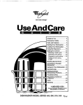 Whirlpool 400 Dishwasher User Manual