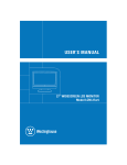 Westinghouse LCM-27w4 Computer Monitor User Manual