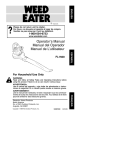 Weed Eater 530087060 Blower User Manual
