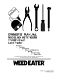 Weed Eater 191064 Lawn Mower User Manual