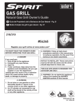 Weber 54265 Gas Grill User Manual