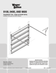 Wayne-Dalton 9100 Garage Door Opener User Manual