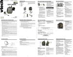 VTech 1411 Telephone User Manual