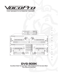 VocoPro DVG-909K Karaoke Machine User Manual