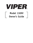 Viper 130XV Automobile Alarm User Manual
