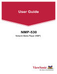 ViewSonic NMP-530 Network Card User Manual