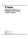 Vestax PMC-270A Musical Instrument User Manual