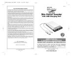 Vector BD032806 Marine Battery User Manual
