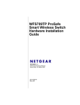 Univex WFS709TP Switch User Manual