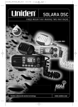 Uniden Solara DSC Two-Way Radio User Manual