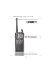 Uniden MHS 350 Cell Phone User Manual