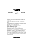 Tyan Computer Transport GS12 Computer Hardware User Manual