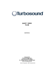 Turbosound TQ-440 Portable Speaker User Manual