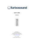 Turbosound TQ-115 Portable Speaker User Manual