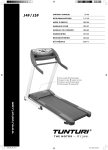 Tunturi J4F Treadmill User Manual