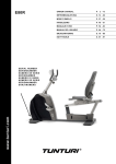 Tunturi E80R Home Gym User Manual