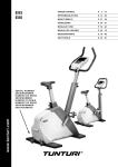 Tunturi E80 Home Gym User Manual