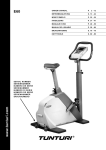 Tunturi E60 Home Gym User Manual