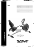 Tunturi E60 Home Gym User Manual