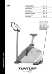Tunturi E25 Elliptical Trainer User Manual