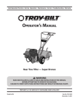 Troy-Bilt 769-03618 Tiller User Manual