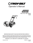 Troy-Bilt 665B Tiller User Manual