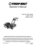 Troy-Bilt 664D Tiller User Manual