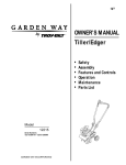 Troy-Bilt 12215 Tiller User Manual