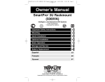 Tripp Lite 5000 VA Power Supply User Manual