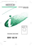 Tricity Bendix BIW 105 W Washer User Manual