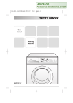 Tricity Bendix AW1002 W Washer User Manual