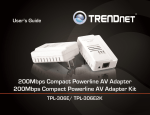 TRENDnet TPL306E2K Network Hardware User Manual