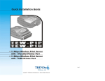 TRENDnet TEW-P1P Printer User Manual