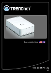 TRENDnet TE100-MP1UN V1 Server User Manual